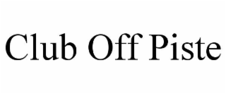 club off piste