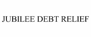 jubilee debt relief