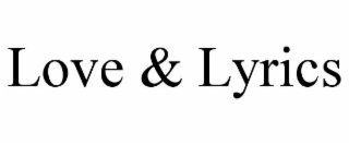 love & lyrics
