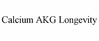calcium akg longevity
