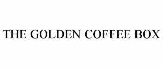 the golden coffee box