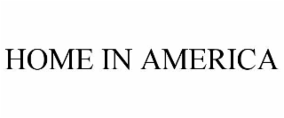 home in america