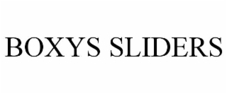 boxys sliders