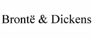 brontË & dickens