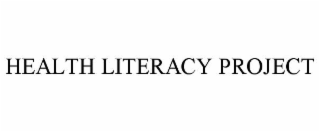 health literacy project