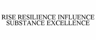 rise resilience influence substance excellence