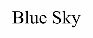 blue sky