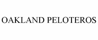oakland peloteros