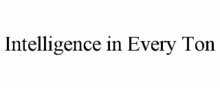 intelligence in every ton