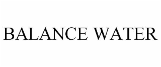 balance water