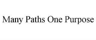 many paths one purpose