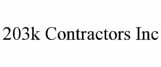 203k contractors inc