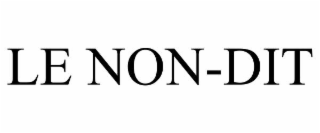 le non-dit