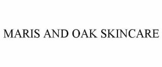 maris and oak skincare