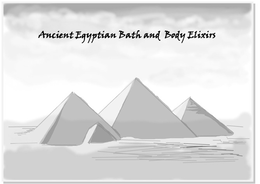 ancient egyptian bath and body elixirs