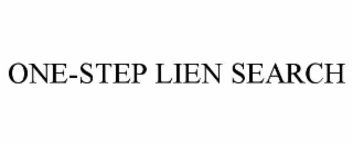 one-step lien search