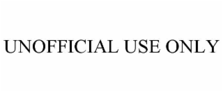 unofficial use only