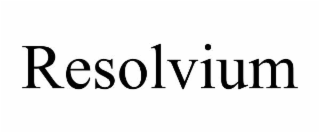 resolvium