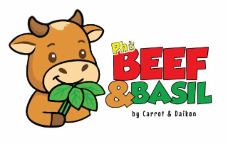 pho beef & basil by carrot & daikon