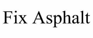 fix asphalt