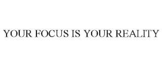your focus is your reality