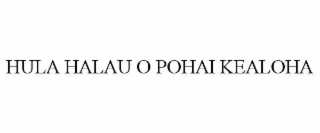 hula halau o pohai kealoha
