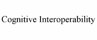 cognitive interoperability