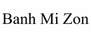 banh mi zon