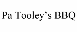 pa tooley’s bbq