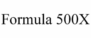 formula 500x