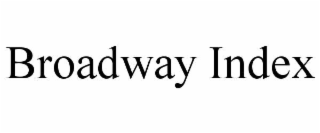 broadway index
