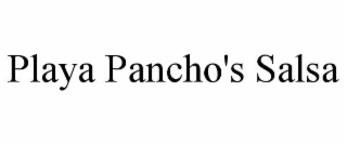 playa pancho's salsa