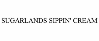 sugarlands sippin' cream