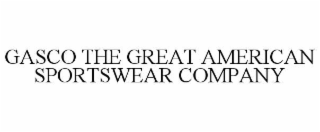 gasco the great american sportswear company