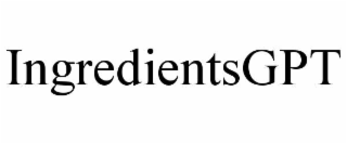 ingredientsgpt
