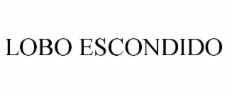 lobo escondido