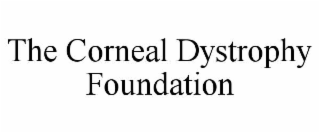 the corneal dystrophy foundation