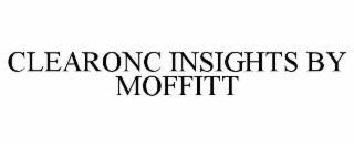 clearonc insights by moffitt