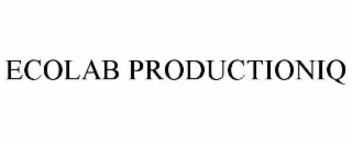 ecolab productioniq