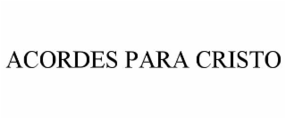 acordes para cristo