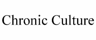 chronic culture