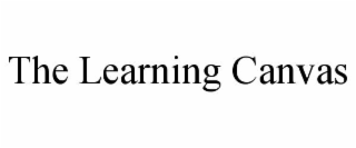 the learning canvas