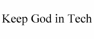 keep god in tech