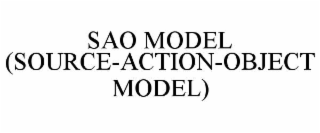 sao model (source-action-object model)