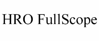 hro fullscope