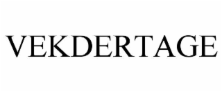 vekdertage