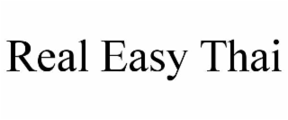 real easy thai