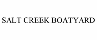 salt creek boatyard