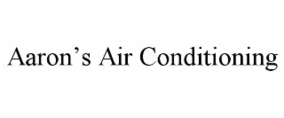 aaron’s air conditioning