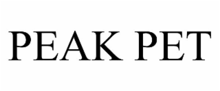 peak pet